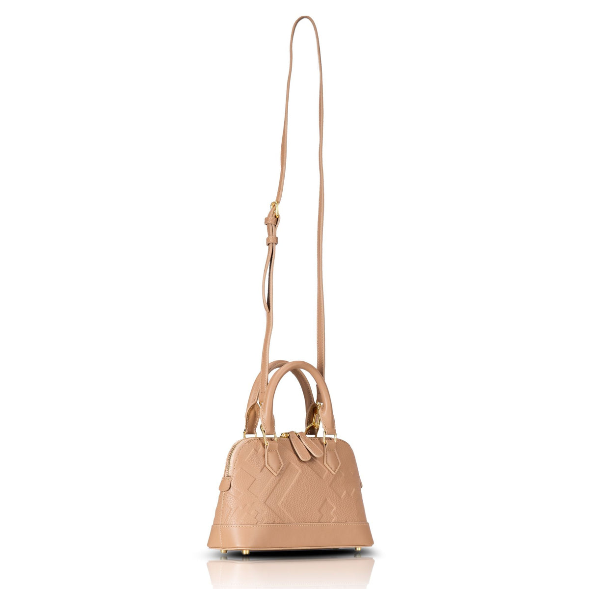 SAC DÔME EN RELIEF - BEIGE