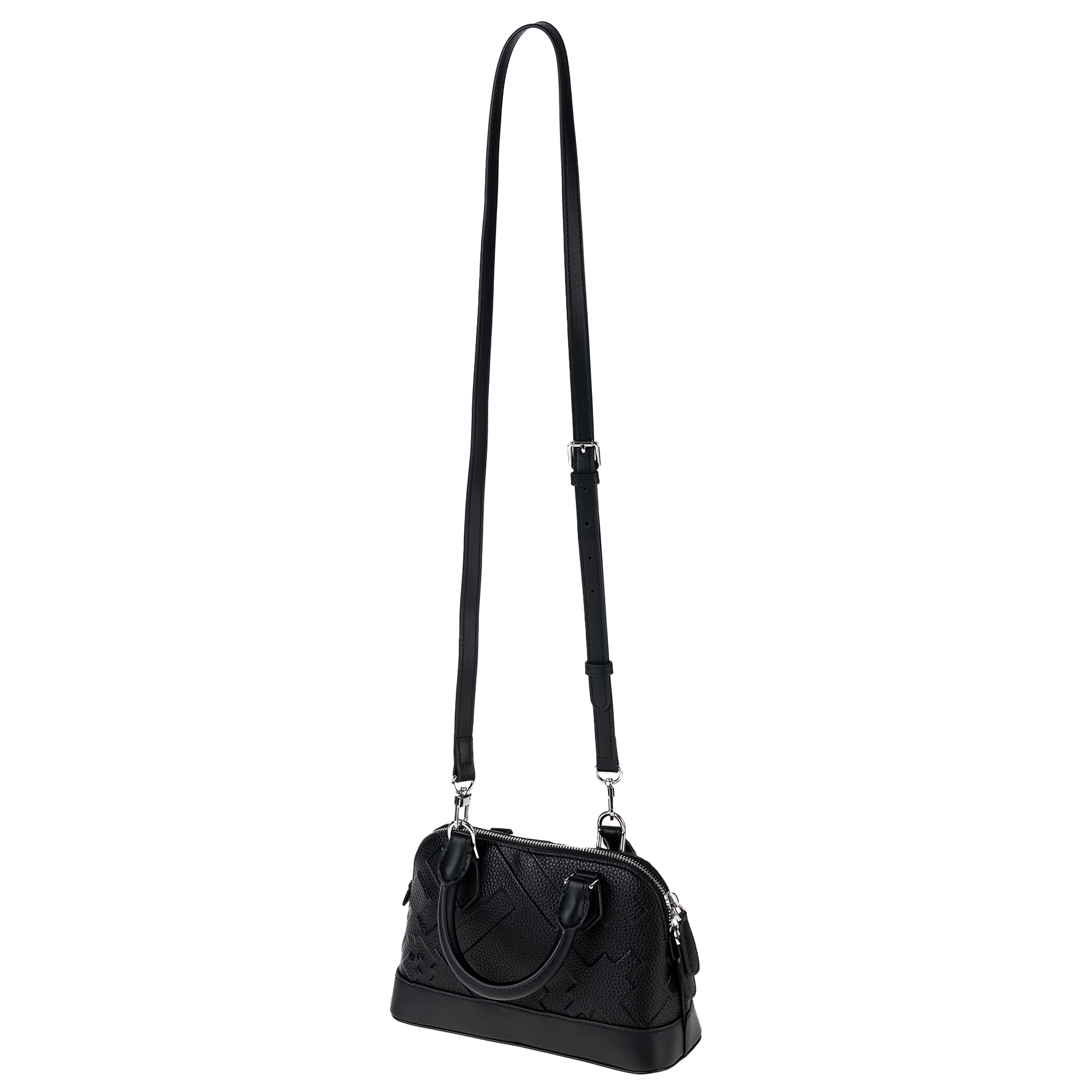 SAC DÔME EN RELIEF - NOIR