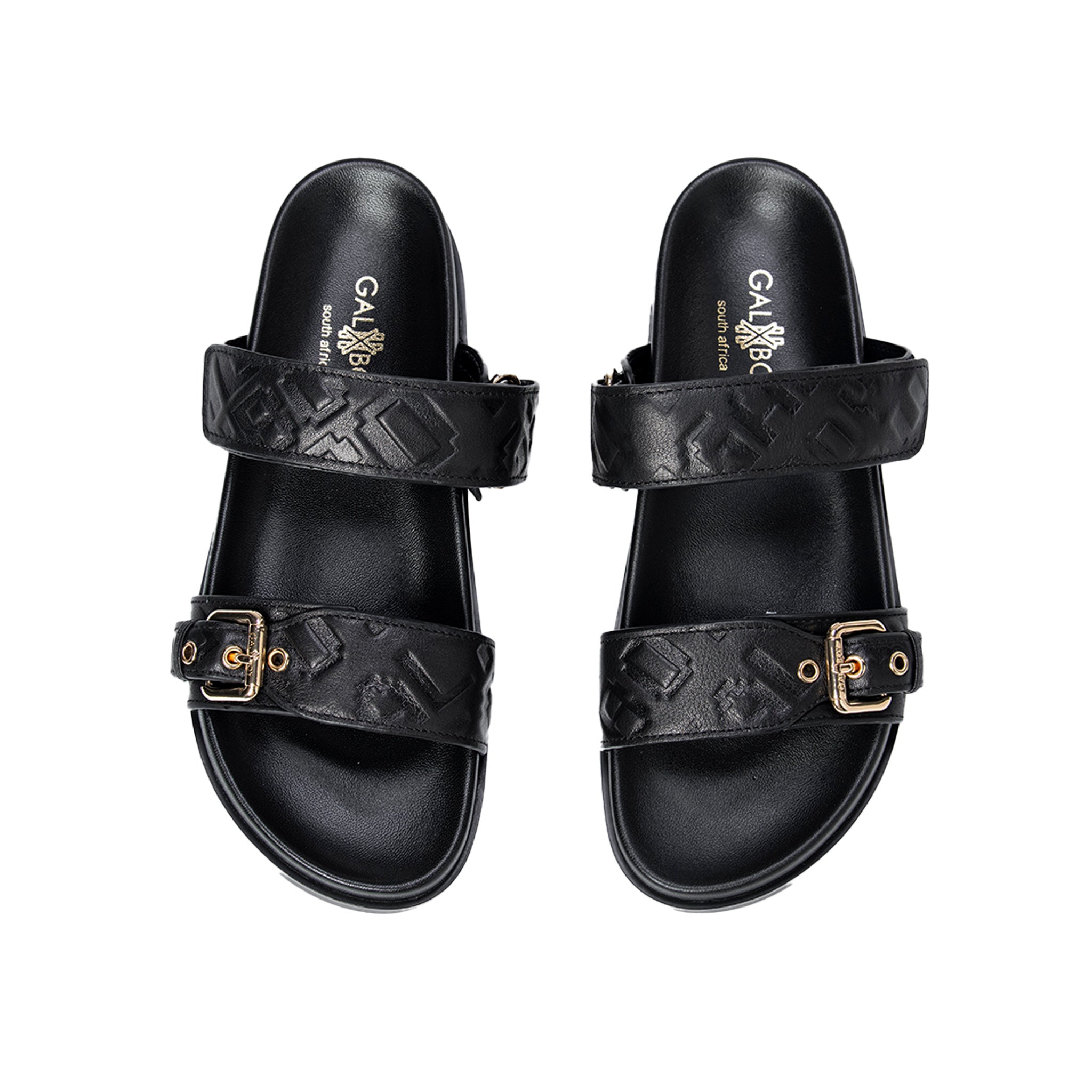 SANDALE MULE EN RELIEF GXB