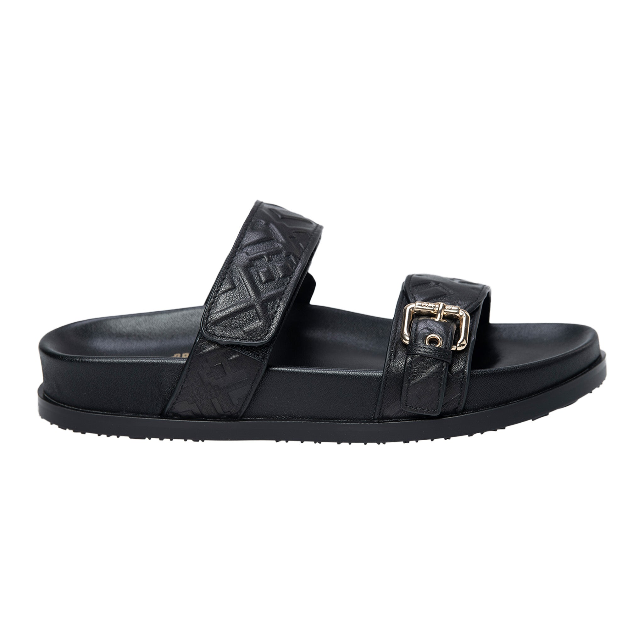 SANDALE MULE EN RELIEF GXB