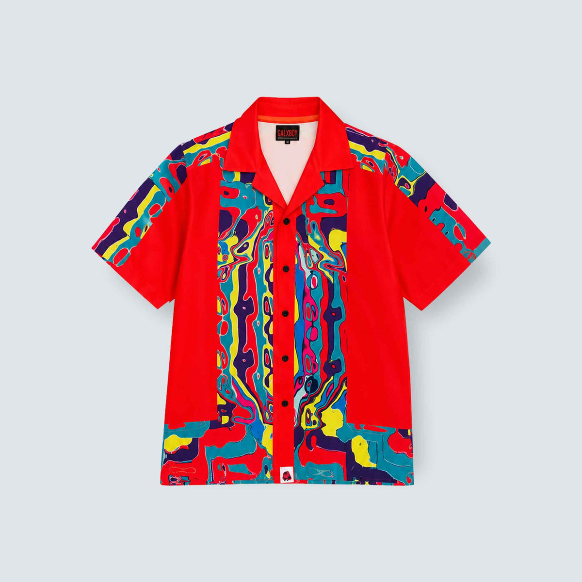 CAMISA DE BOLOS ROJA