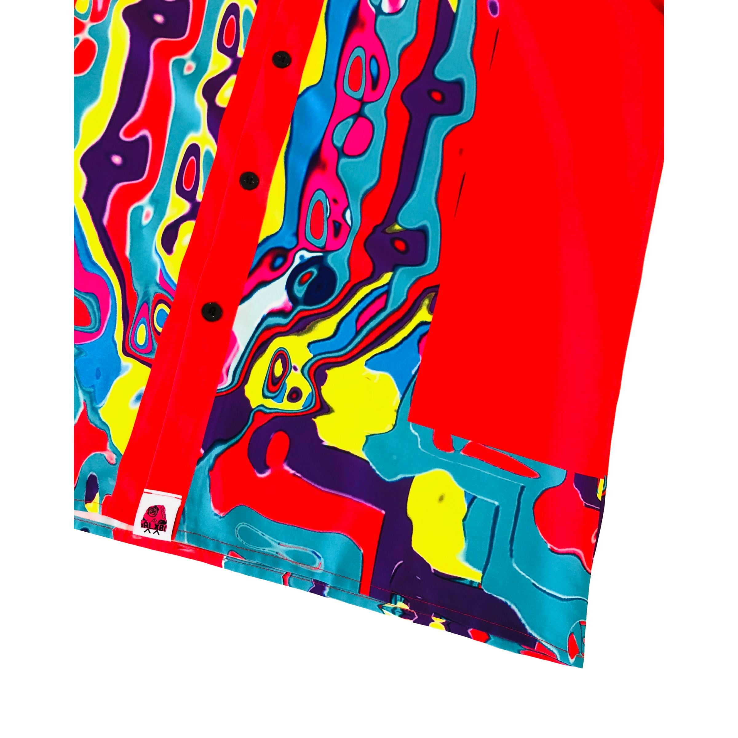 قميص البولينج الأحمر