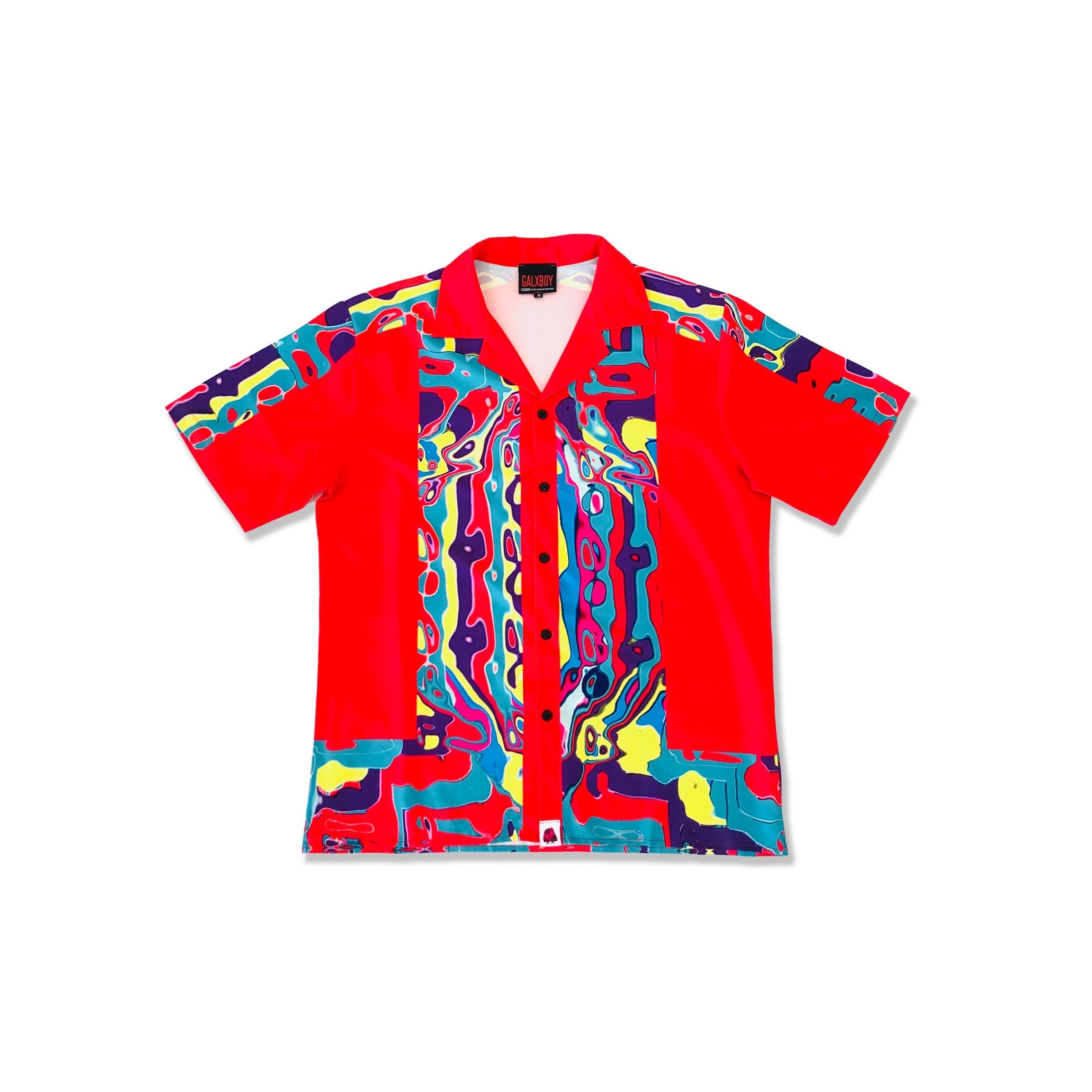CHEMISE DE BOWLING ROUGE
