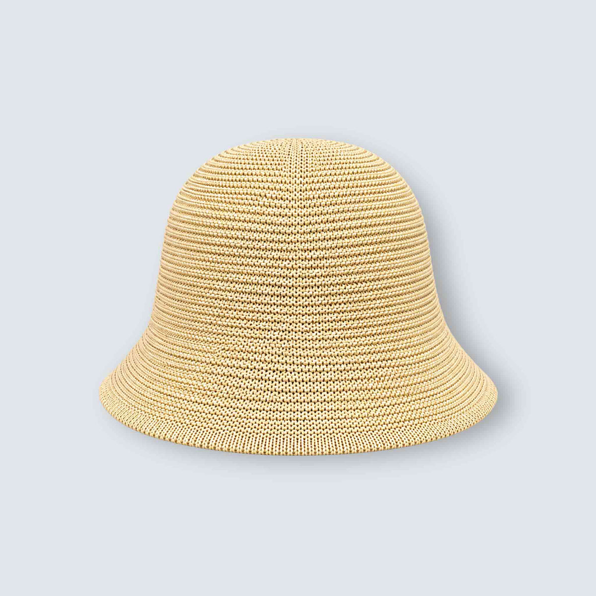 GALXBOY GXB Straw Hat in cream, back view showing woven texture.