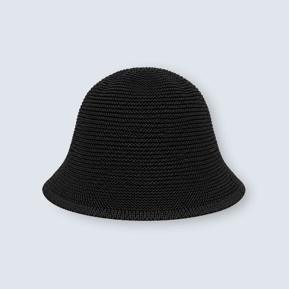 GALXBOY GXB Straw Hat in black, back view showing woven texture.