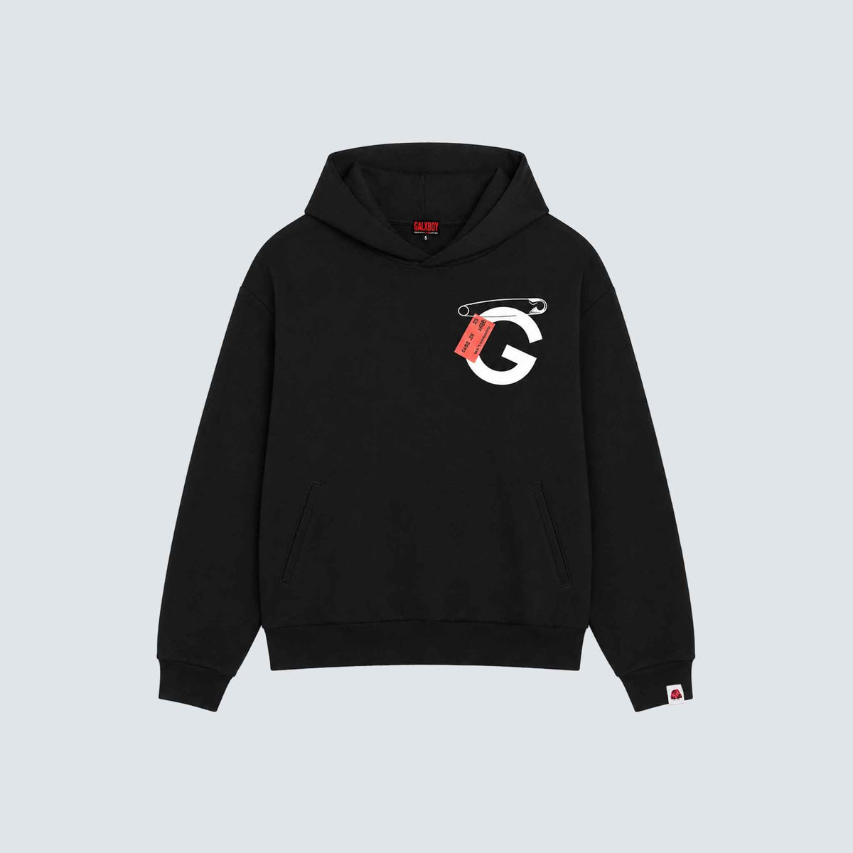 SUDADERA CON CAPUCHA Y PIN DE SEGURIDAD
